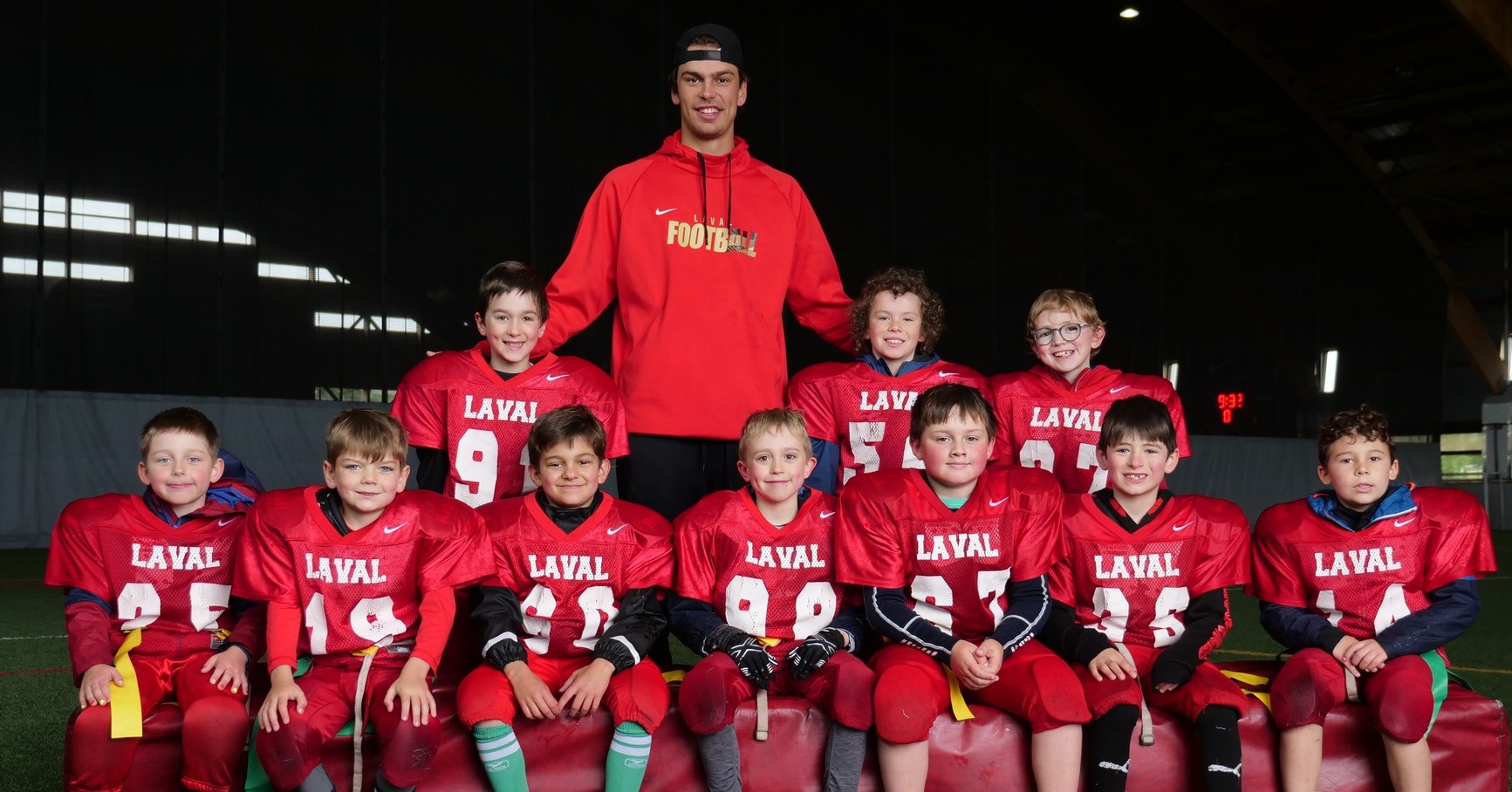 Le Rouge et Or initie les jeunes sportifs au football