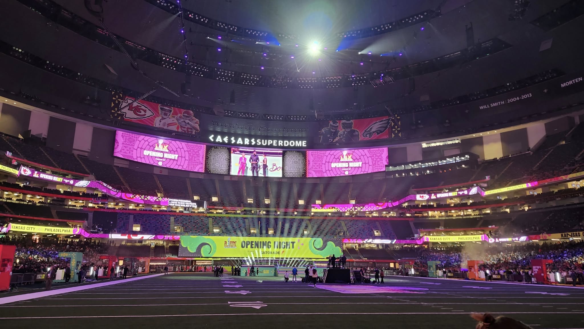 Une jungle et des Eagles plus populaires pour la grande soirée d’ouverture du Super Bowl