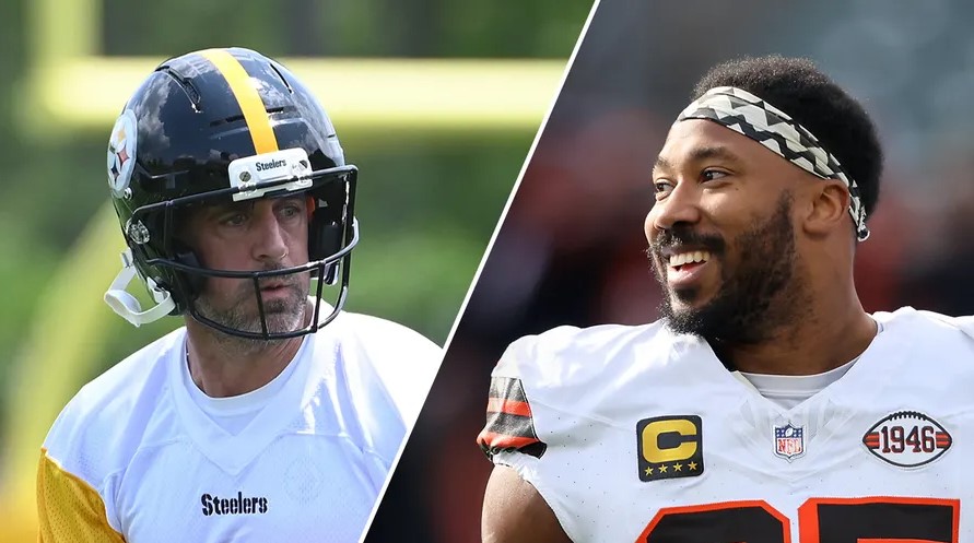 Myles Garrett envoie un message percutant à Aaron Rodgers