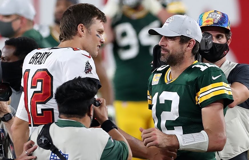 Une déclaration de Tom Brady sur Aaron Rodgers surprend la NFL